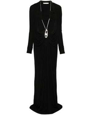 Christopher Esber Draped Jersey Maxi Dress - Black