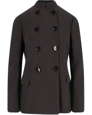 Giorgio Armani Double-breasted Button Jacket - ブラック