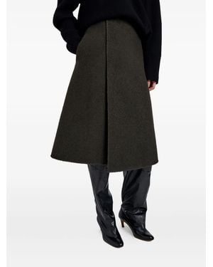 Proenza Schouler Bodhi Boucle Twill Skirt - Black