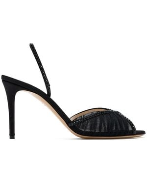 Andrea Wazen Jen Embellished Court Shoes - Black