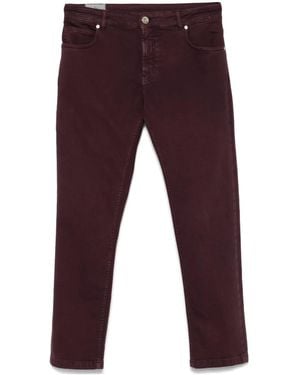 Eleventy Slim-Fit Jeans - Rood