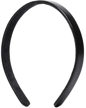 Jennifer Behr Leon Leather Headband - Black