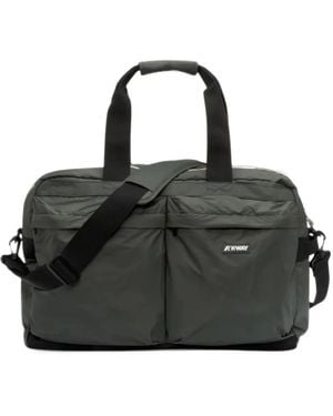 K-Way Sac Fourre-Tout À Patch Logo - Black