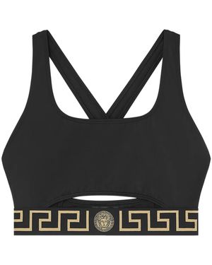 Versace Greca Bikinioberteil - Schwarz