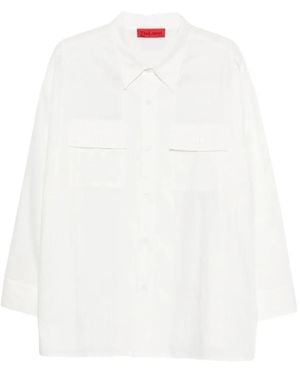Thelatest Daria Flap-Pocket Shirt - White