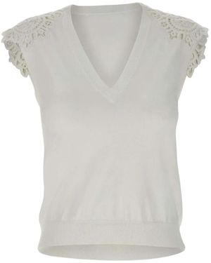 Kaos V-neck top - Grau