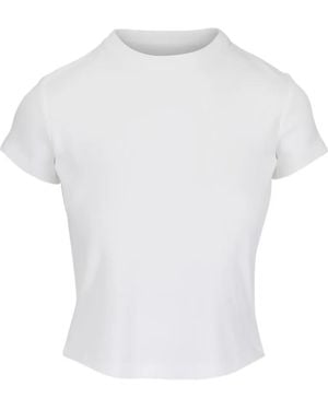 AG Jeans Sadie Short-Sleeve Knit T-Shirt - White