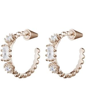 Eddie Borgo Estate Hoop Earrings - White
