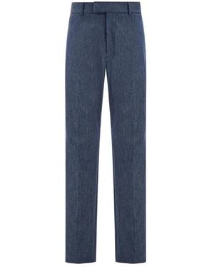 Ferragamo Asymmetric Tailored Trousers - Blue