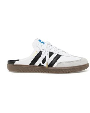 adidas Samba Mules - White