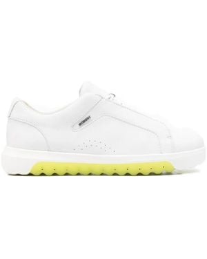 Geox Nexside Lace-Up Trainers - White