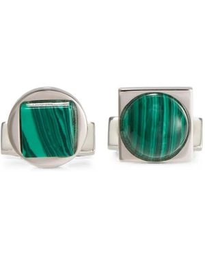 Ferragamo Semi Precious Stone Cufflinks - Green