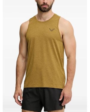 Dynafit Logo-Print Tank Top - Green