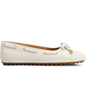 Tod's Lambskin Goat Shoes - Natural