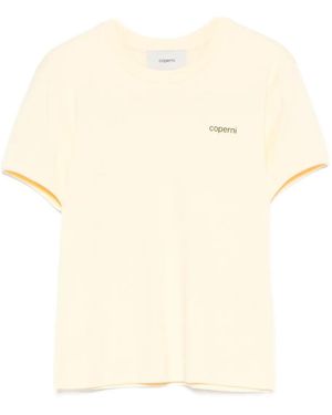 Coperni Logo T-Shirt - Natural