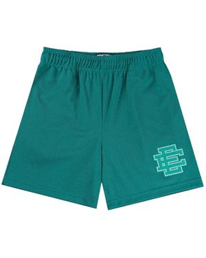 Eric Emanuel Logo-Print Mesh Shorts - Green