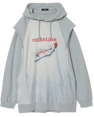 Undercover Layered Hoodie - Grey