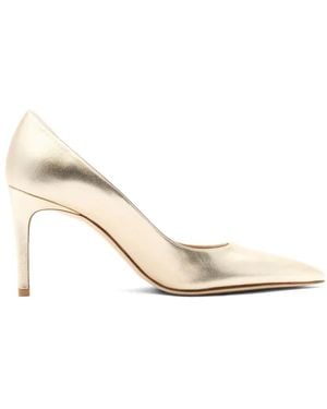 Stuart Weitzman Stuart Power 85 Pointed-Toe Pumps - Natural