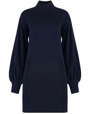 Malo Kasjmier Jurk - Blauw