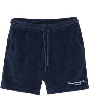 Sporty & Rich Drawstring Shorts - Blue