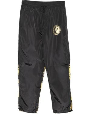 Versace Jeans Couture Logo-Printed Track Trousers - Grey