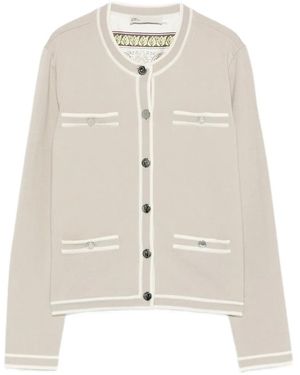 Tory Burch Wool Cardigan - White