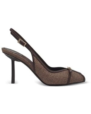 Le Silla Vittoria Slingback Court Shoes - White