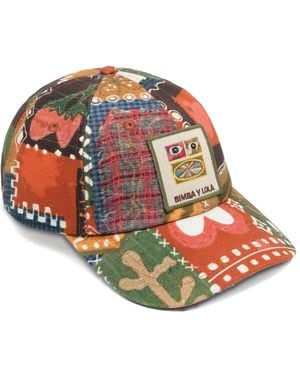 Bimba Y Lola Cappello Da Baseball Travellers Con Design Patchwork - Marrone