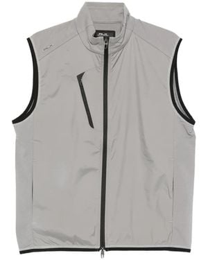 Ralph Lauren Zip-Up High-Neck Gilet - Grey