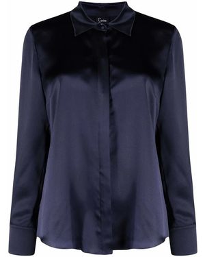 Carine Gilson ロングスリーブ シャツ - ブルー