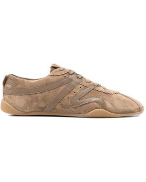 Giuseppe Zanotti Suede Panelled Trainers - Brown