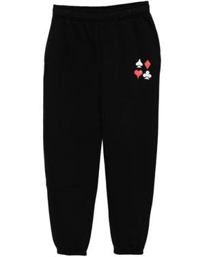 Melt Graphic-Print Track Trousers - Black