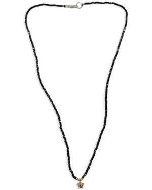 Madison Star-Pendant Beaded Necklace - Metallic