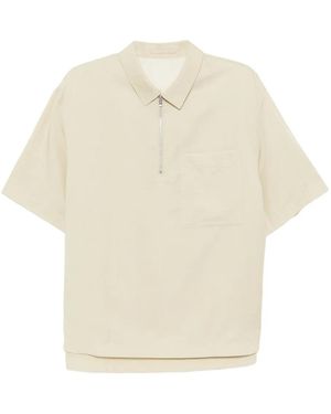 CROQUIS Loose Short Sleeve Shirt - White