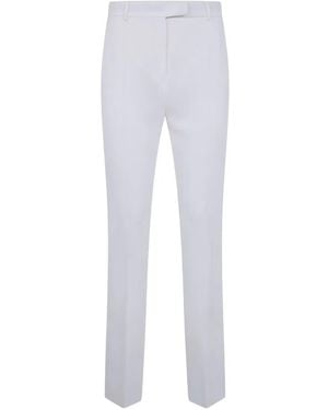 Max Mara Concealed-fastening tailored trousers - Weiß