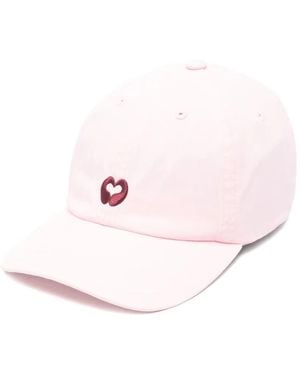 Maje Heart-Motif Cap - Pink
