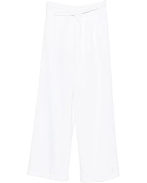 DARKPARK Pantalon Ample Gaia À Taille Ceinturée - White