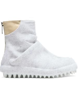 424 Miner Biker Boots - White