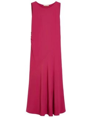 Pennyblack Ruched Sleeveless Maxi Dress - Pink