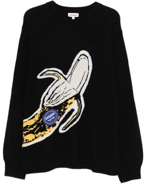 Charles Jeffrey Graphic Knitwear - Black