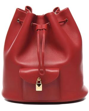 Loro Piana Zaino Con Coulisse - Rosso