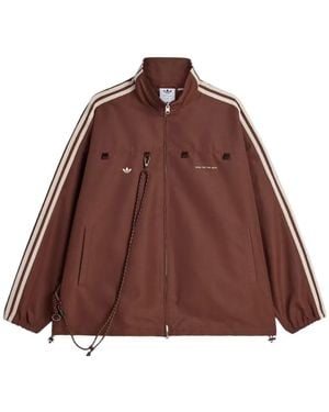 adidas X Song For The Mute 007 Side-Stripe Jacket - Brown