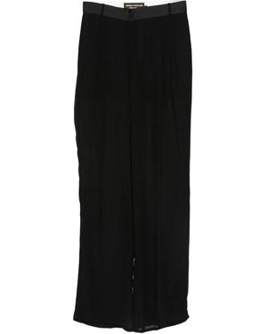 SIMONA CORSELLINI Pleated Trousers - Black