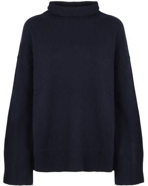 Aspesi Jersey con cuello alto - Azul