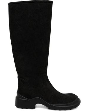 Jeffrey Campbell Zip-Up Knee-High Boots - Black