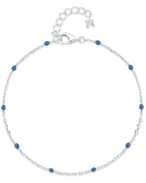 Mateo Sterling Station Bracelet - White