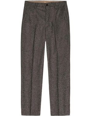 NN07 Mid-Rise Tailored Trousers - Grey
