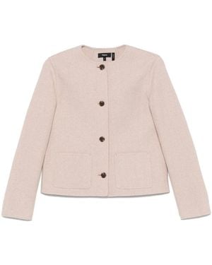 Theory Twill Jacket - Natural