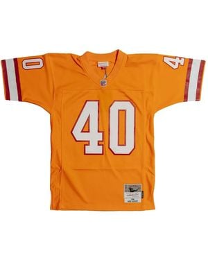 Mitchell & Ness Nfl "tampa Bay Buccaneer 1996 Mike Alstott" Jersey - Orange