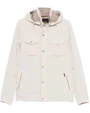 Moorer Flap-Pocket Jacket - White